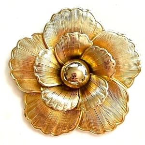 Vintage Rhea Williamson's Flower Pin by Liebo Lieba Scarf Dress Clip